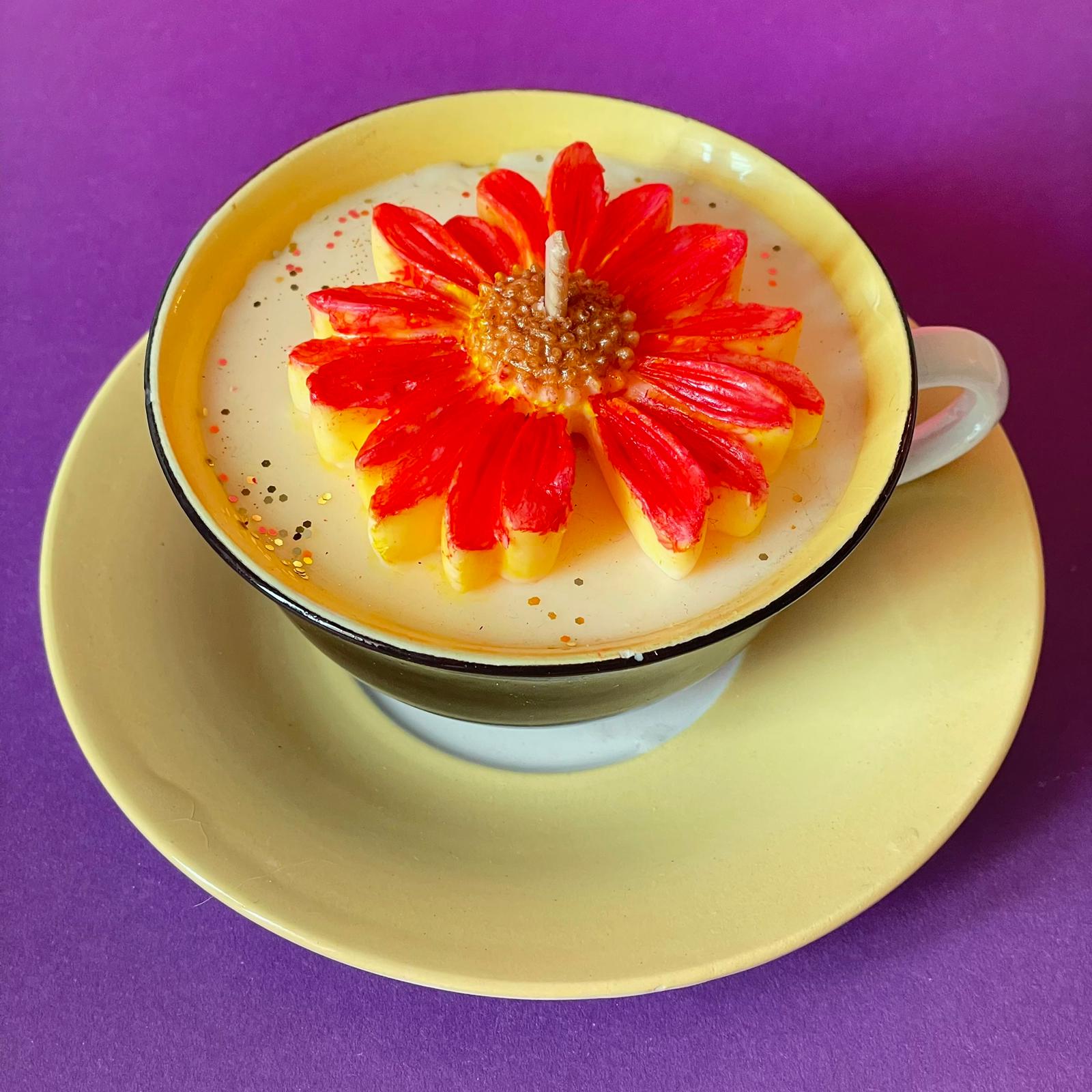 CANDELA TAZZA FIORE