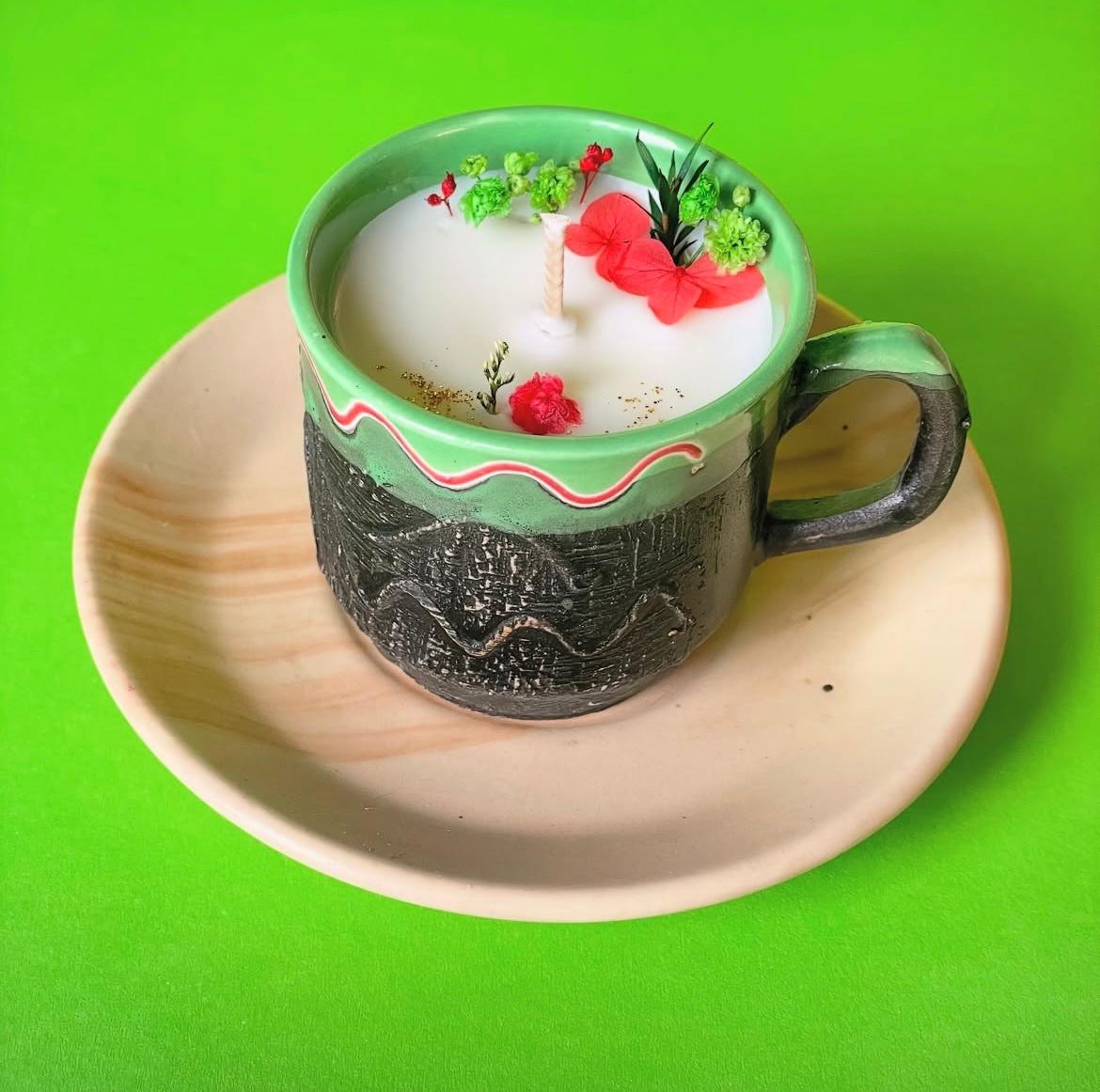 CANDELA TAZZA VERDE