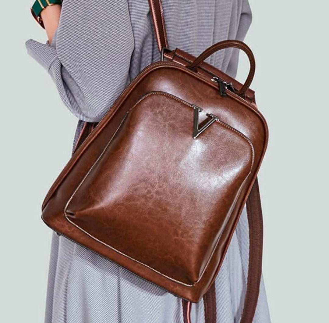 ZAINO IN PELLE "VICTORY"