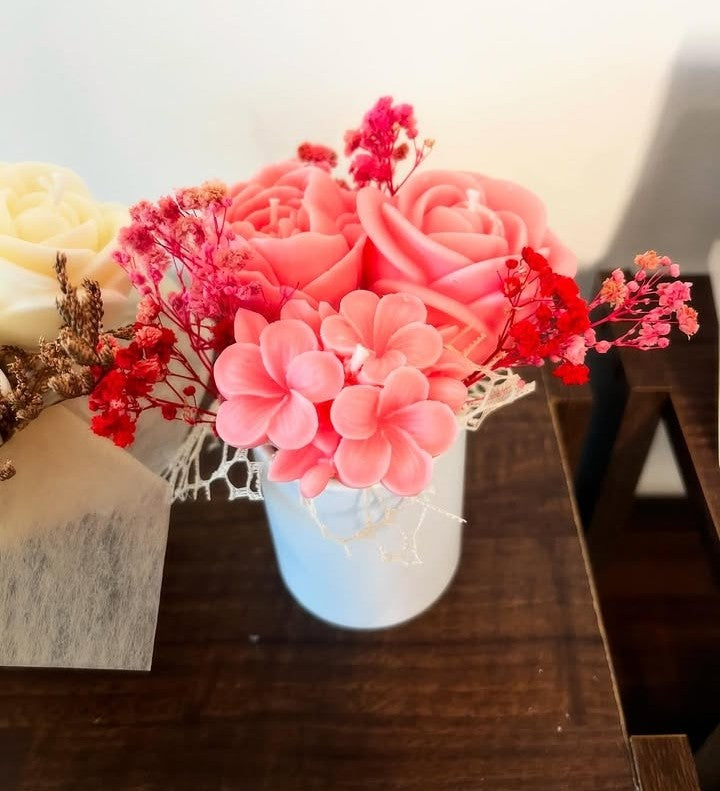 VASO DI FIORI CANDELE