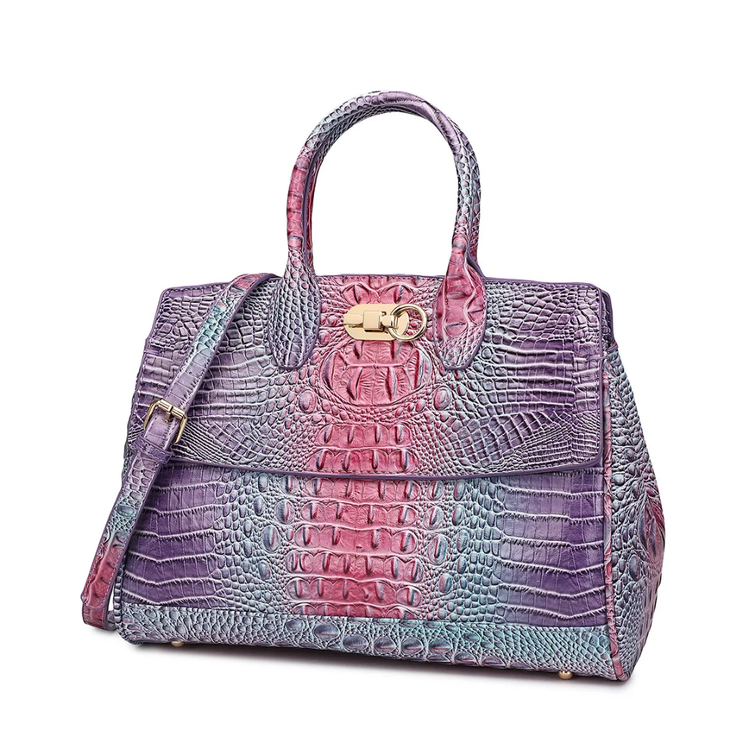 BORSA IN PELLE DI COCCODRILLO "MARY JANE"