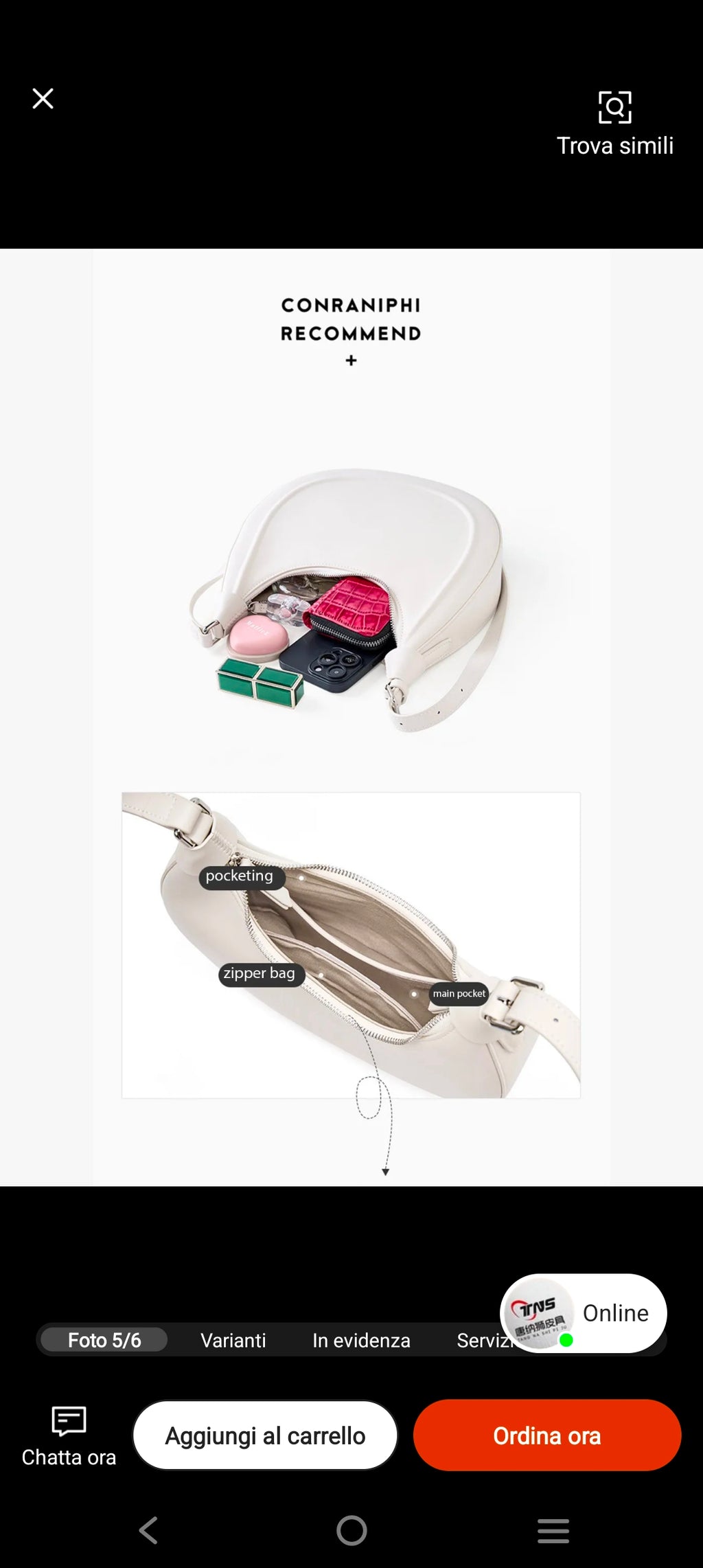 BORSA IN PELLE "Luna"