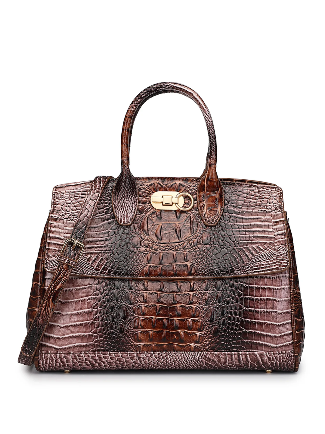 BORSA IN PELLE DI COCCODRILLO "MARY JANE"