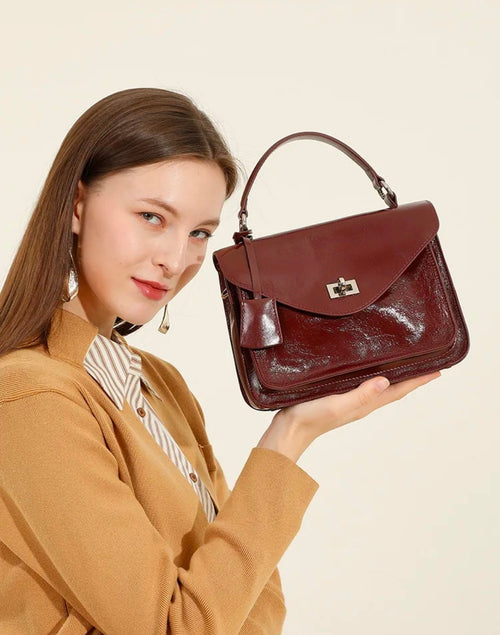 BORSA IN PELLE "CAMBRIDGE"