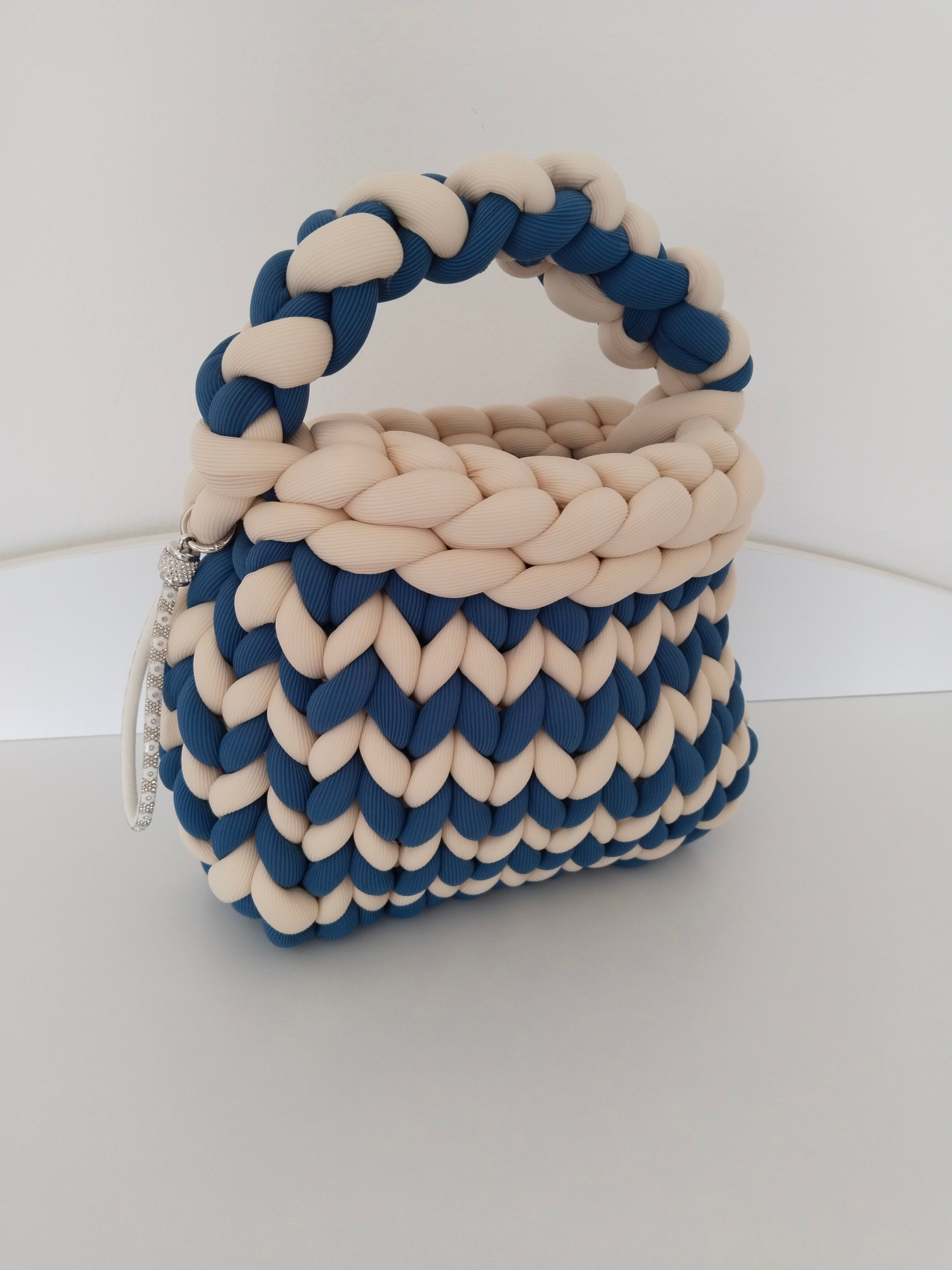 BORSA MARSHMALLOW BLUE E PANNA Regular