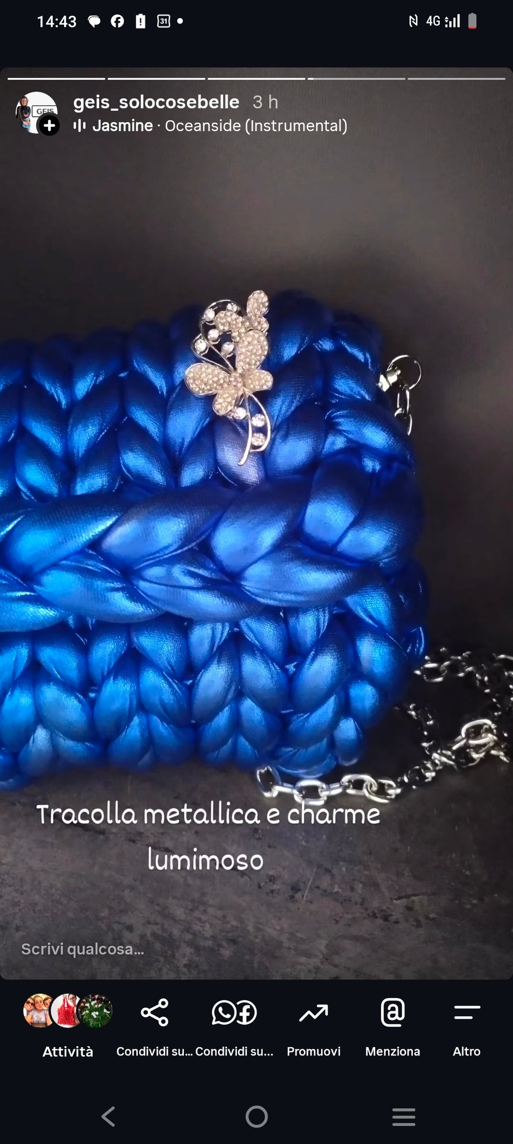 BORSA MARSHMALLOW CON PATTA