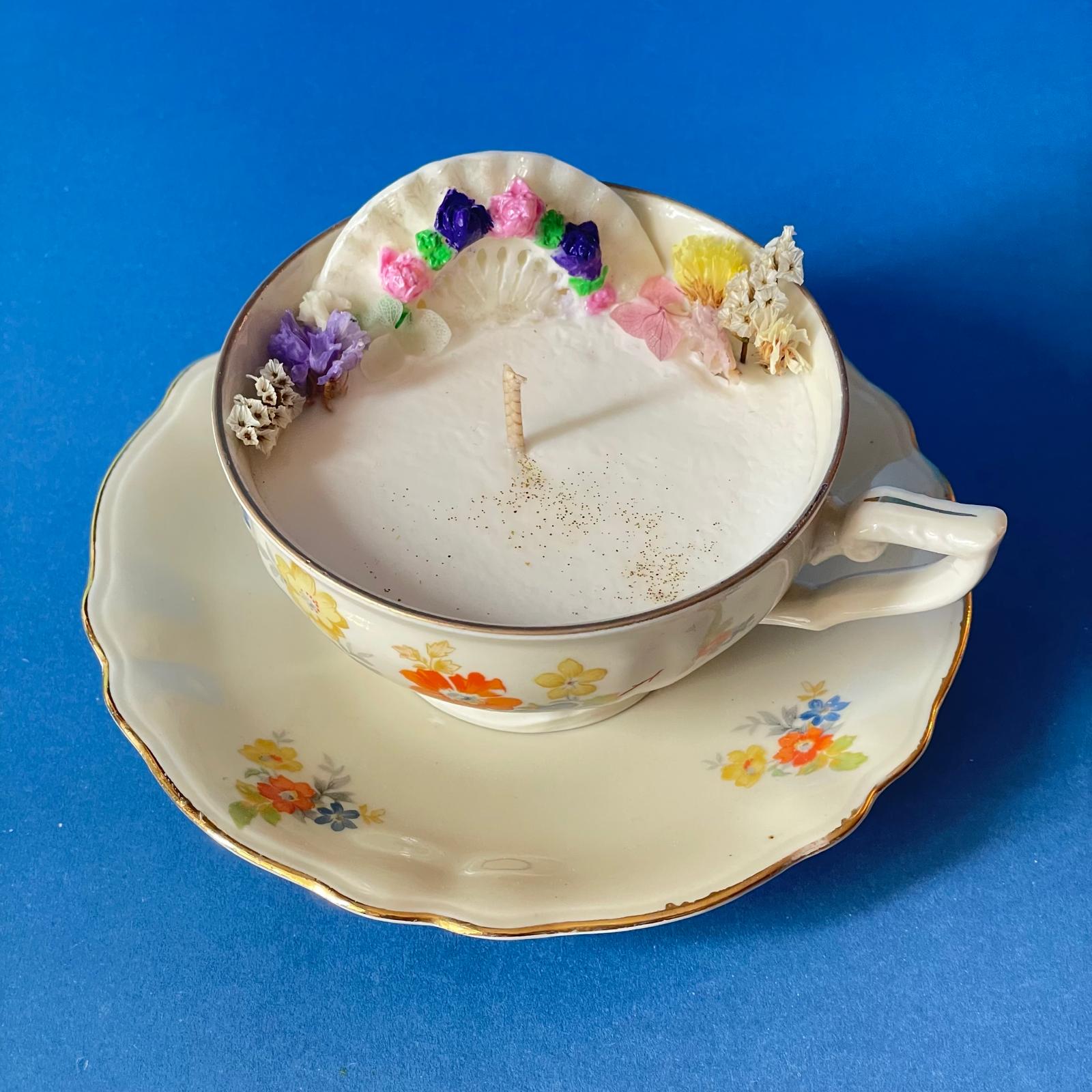 CANDELA TAZZA VENTAGLIO