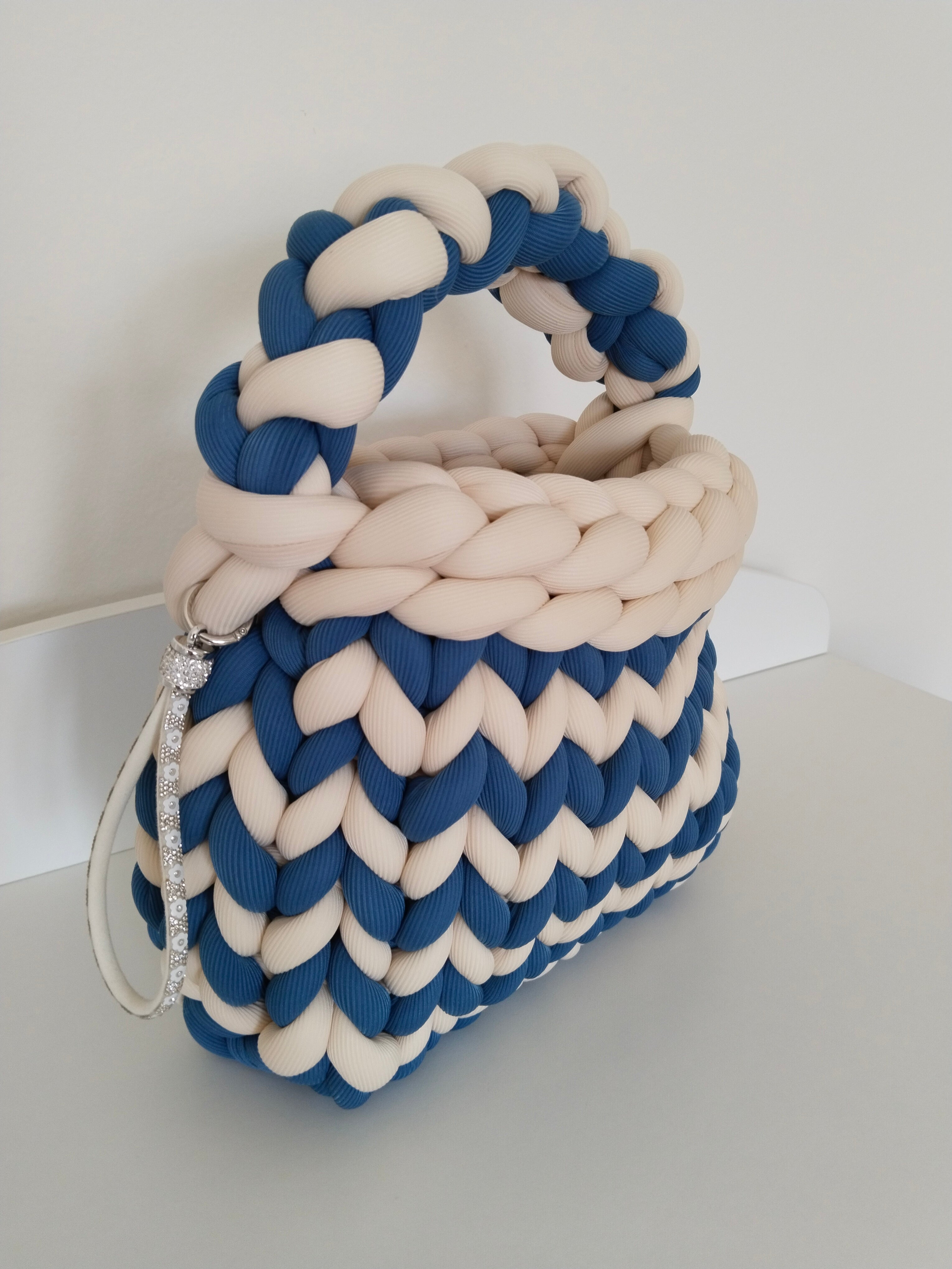 BORSA MARSHMALLOW BLUE E PANNA Regular