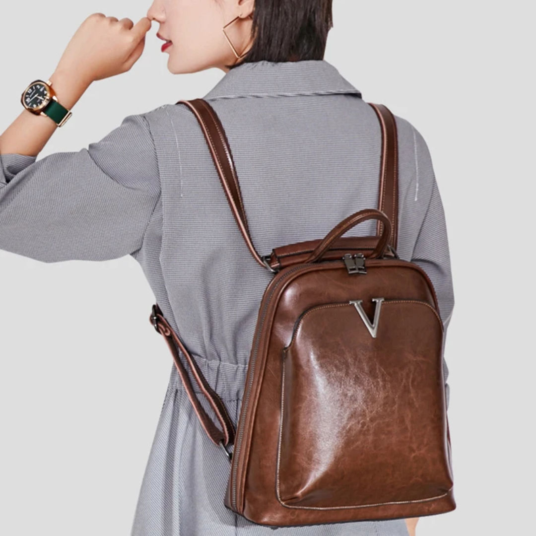 ZAINO IN PELLE "VICTORY"