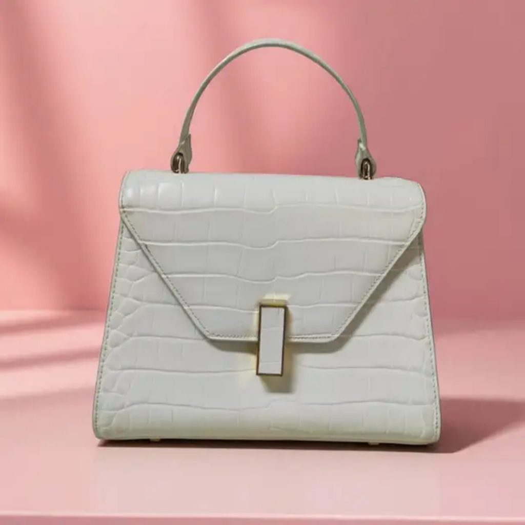 BORSA IN PELLE DI COCCODRILLO "SIDNEY"