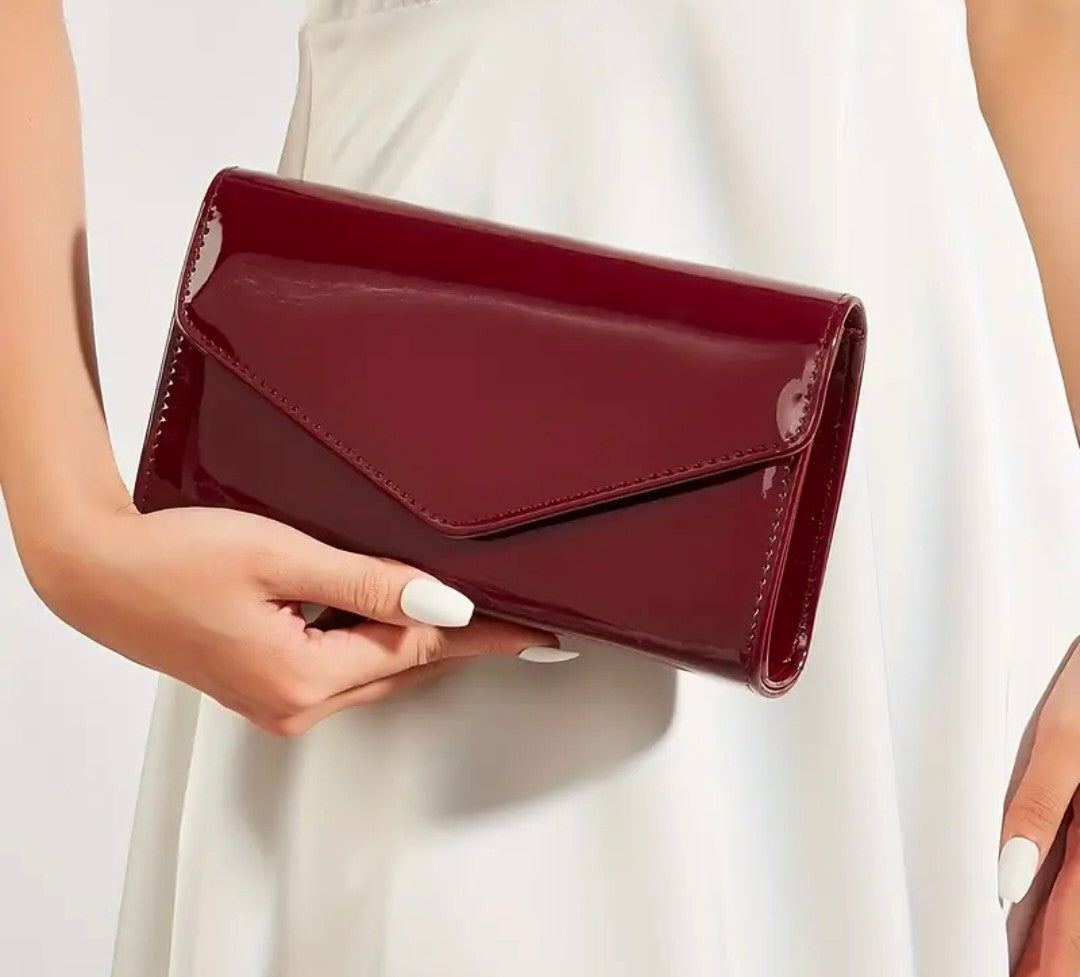 BORSA IN PELLE LUCIDA "Grace"