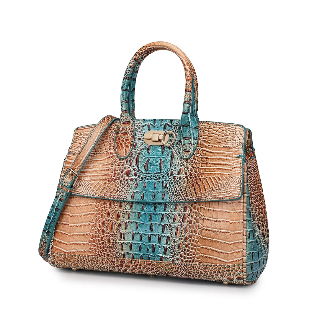 BORSA IN PELLE DI COCCODRILLO "MARY JANE"