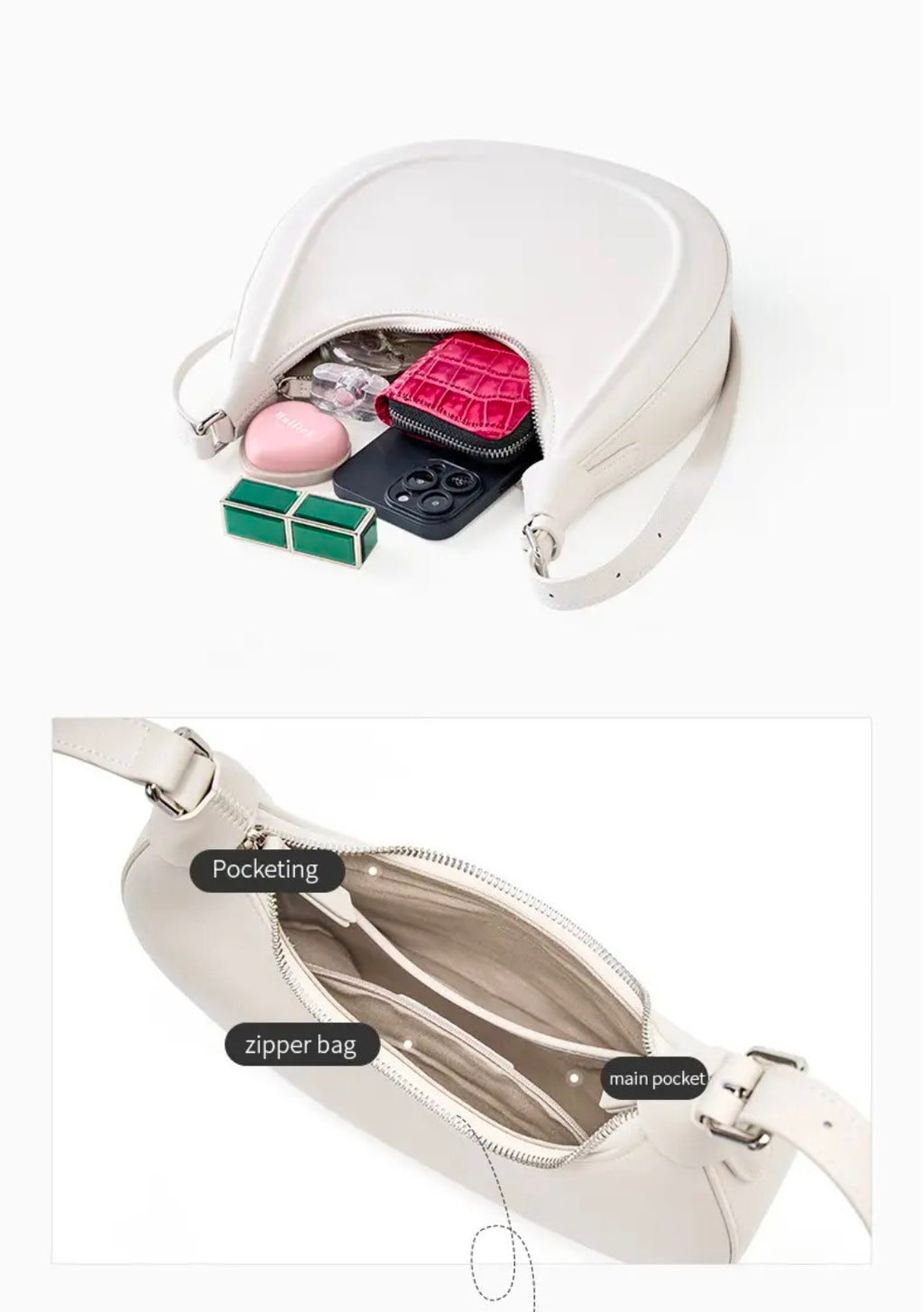 BORSA IN PELLE "Luna"