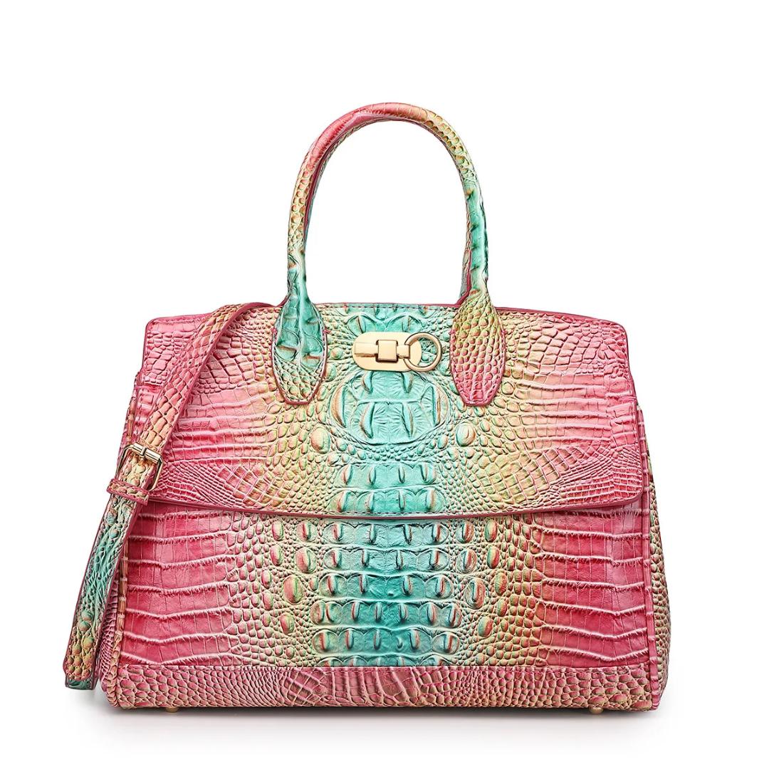 BORSA IN PELLE DI COCCODRILLO "MARY JANE"