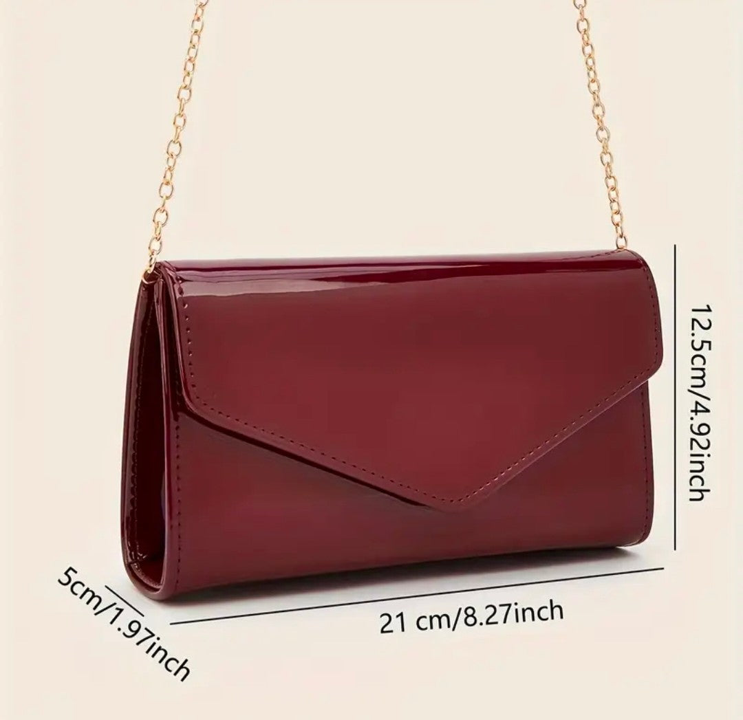 BORSA IN PELLE LUCIDA "Grace"