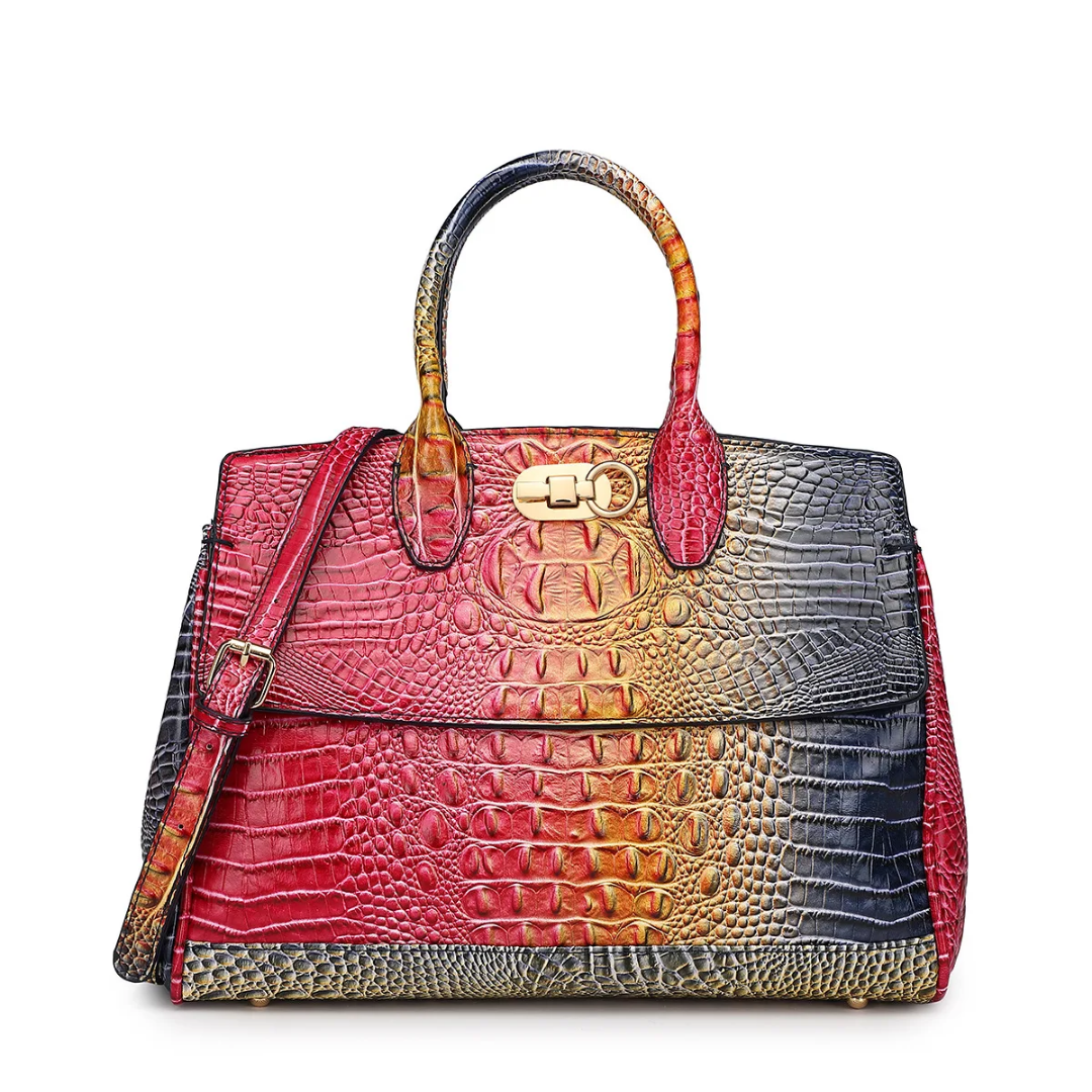 BORSA IN PELLE DI COCCODRILLO "MARY JANE"