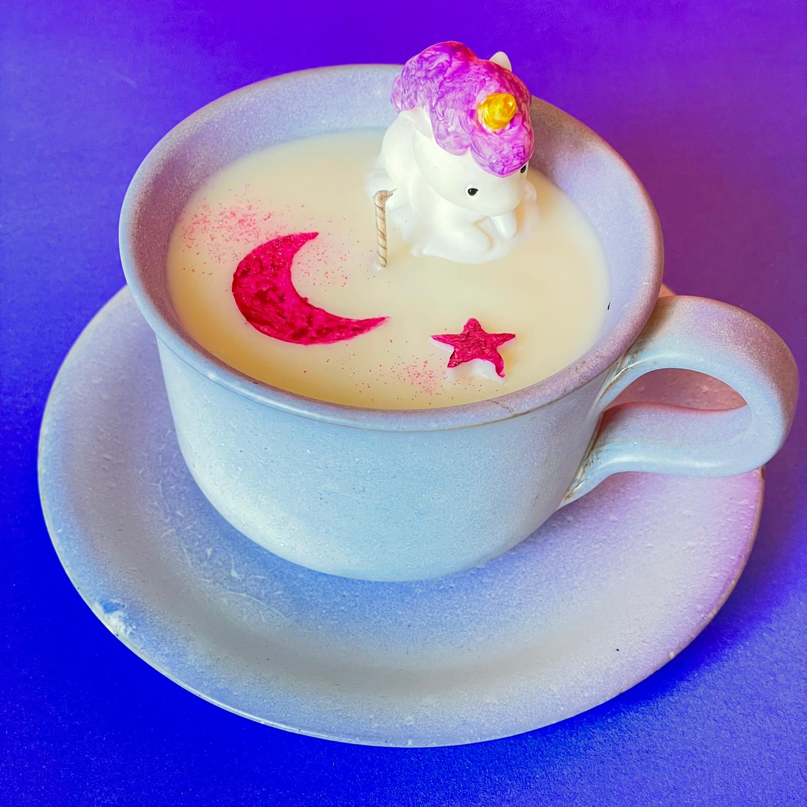 CANDELA TAZZA GRANDE ROSA